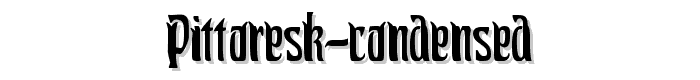 Pittoresk%20Condensed font
