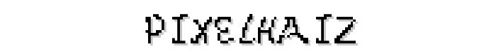 Pixelhaiz font