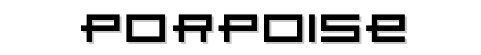 Porpoise font