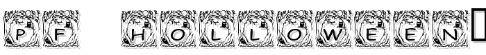 pf_holloween1 font