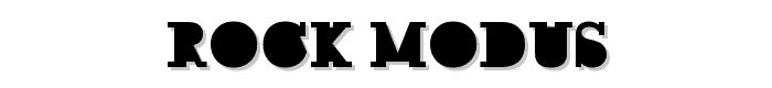 ROCK%20MODUS font