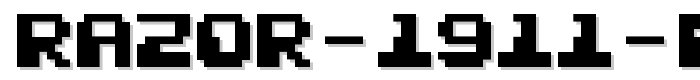 Razor%201911%20Mini font