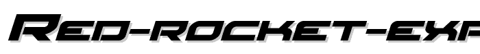Red%20Rocket%20Expanded%20Italic font