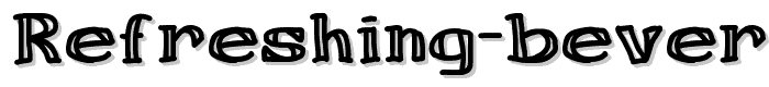 Refreshing%20Beverage font