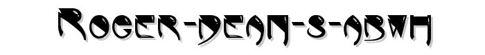 Roger%20Dean%20s%20ABWH font