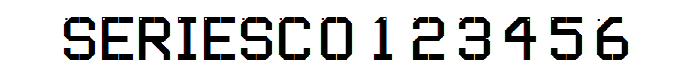 SERIESC font