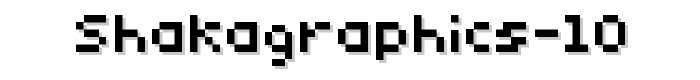 SHAKAGRAPHICS%2010 font