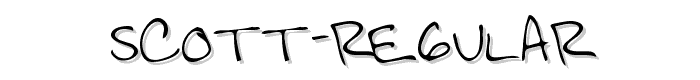 Scott%20Regular font