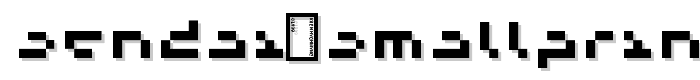 Sendai%20Smallprint font