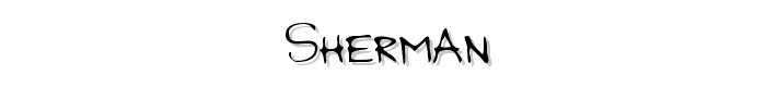 Sherman font