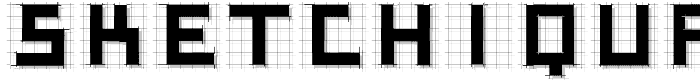 SketchiquaD font