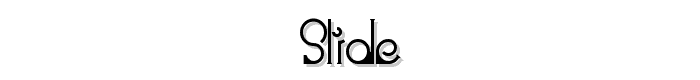 Slide font