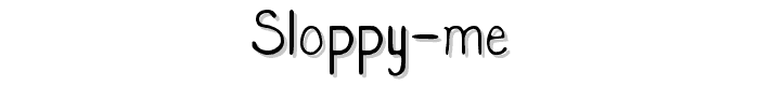 Sloppy%20Me font