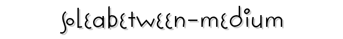 SoleaBetween%20Medium font