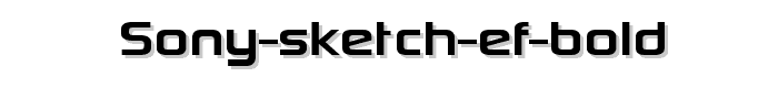 Sony%20Sketch%20EF%20Bold font