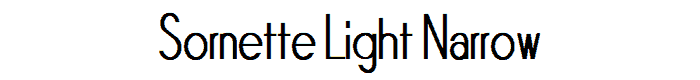 Sornette%20Light%20Narrow font