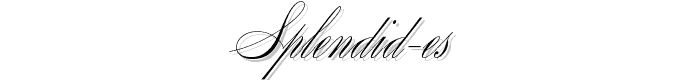 Splendid%20ES font