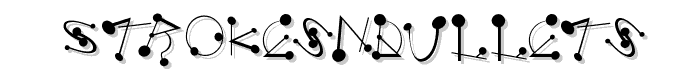 StrokesNBullets font