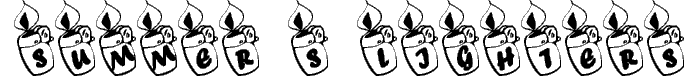 Summer%20s%20Lighters font