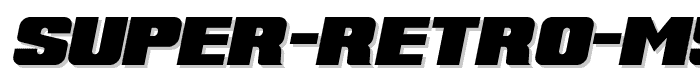 Super%20Retro%20M54%20Italic font