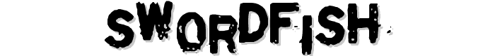 Swordfish font