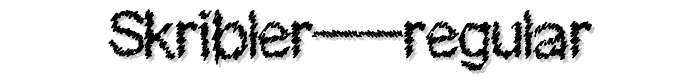 skribler%20Regular font
