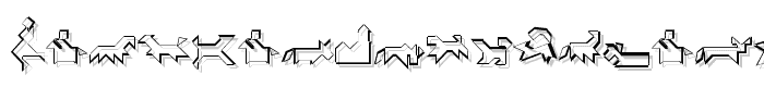 TangramWhiteBlack font