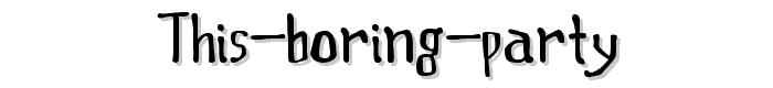 This%20Boring%20Party font