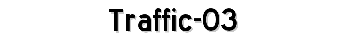 Traffic%2003 font