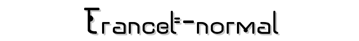 Trancet%20Normal font