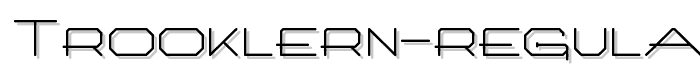 Trooklern%20Regular font