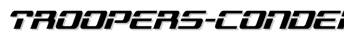 Troopers%20Condensed%20Italic font