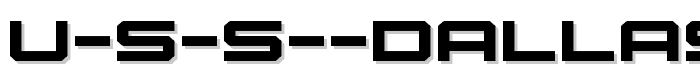 U%20S%20S%20Dallas%20Expanded font