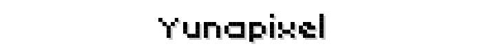 Yunapixel font
