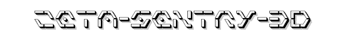 Zeta%20Sentry%203D font