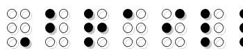 Braille-Outline font