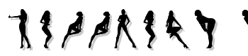 Darrians-Sexy-Silhouettes-3 font